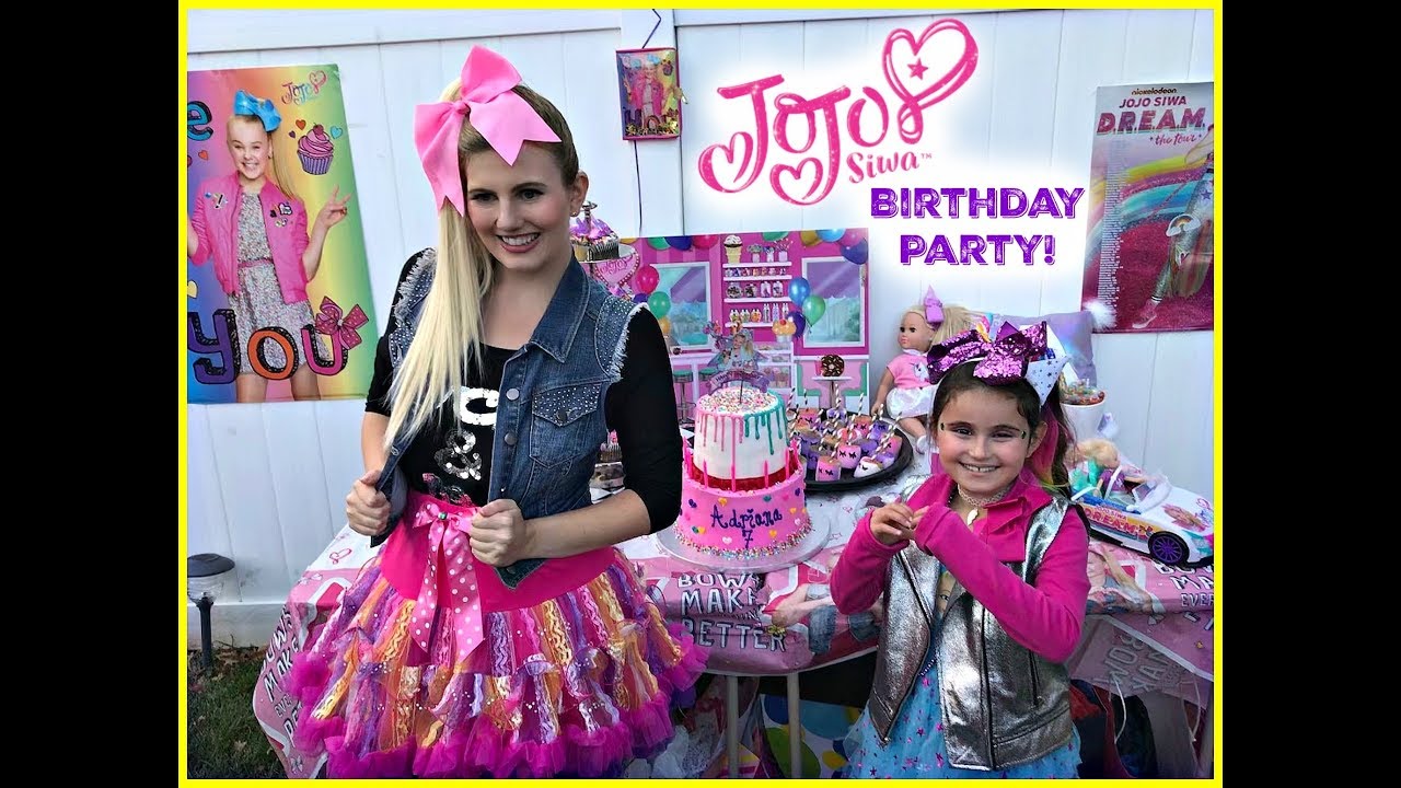 JoJo Siwa comes to Adriana's 7th Birthday Party!