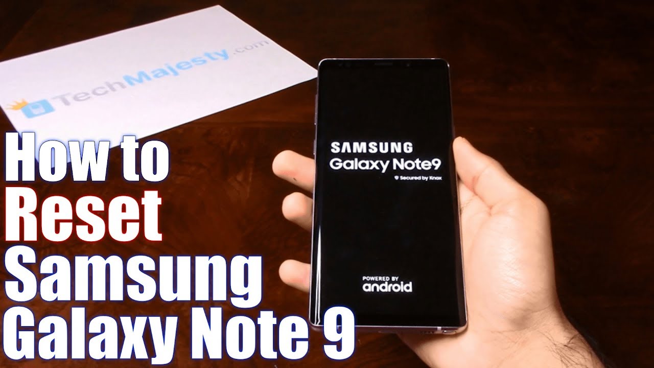 Как сбросить настройки Samsung Galaxy Note 9 — полный и программный сброс (до заводских настроек)