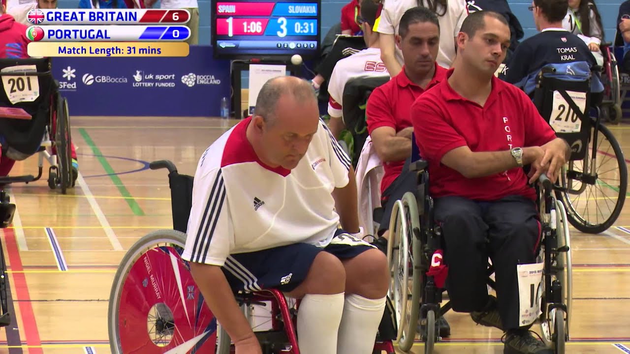 2015 Boccia Europeans - BC1/BC2 Team Semi-Final - GB v Portugal
