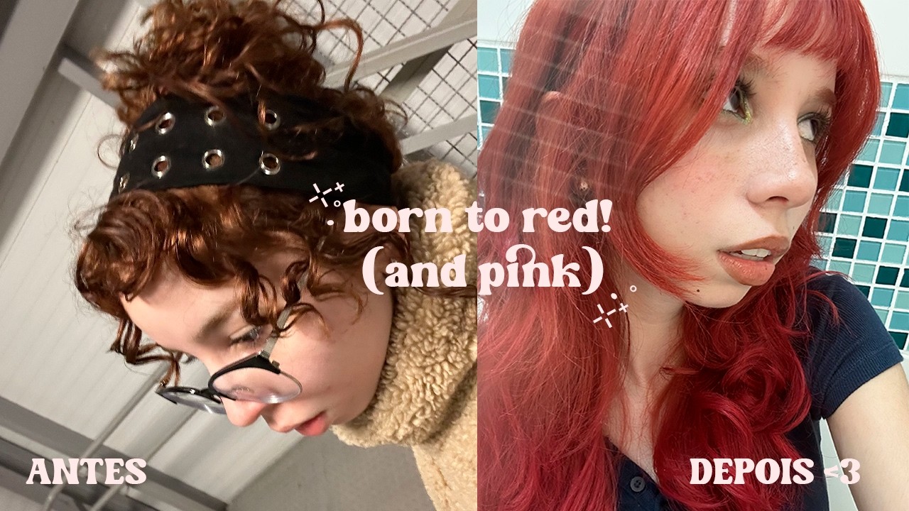 DESCOLORINDO + PINTANDO MEU CABELO DE ROSA (deu muito errado˙𐃷˙)⊹ ࣪ ˖