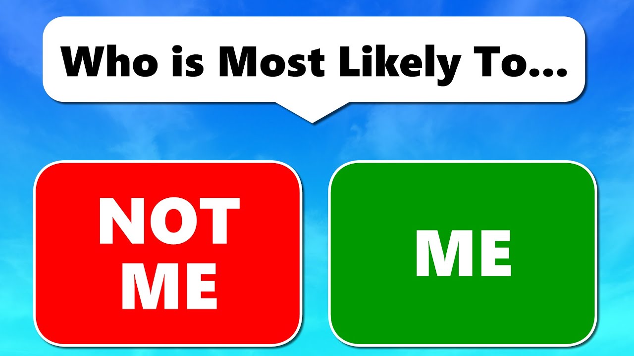Who&rsquo;s Most Likely To&hellip;? (General Questions)