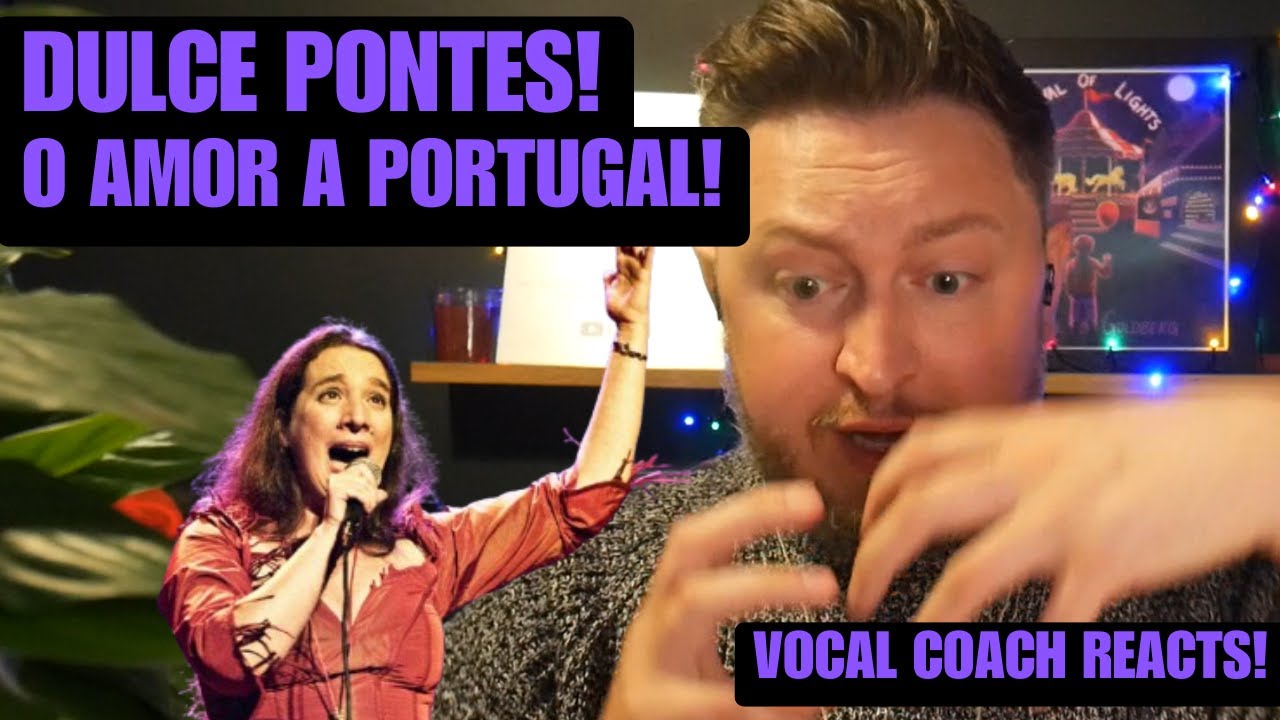 Vocal Coach Reacts! Dulce Pontes & Banda da Armada! O Amor a Portugal! Live!