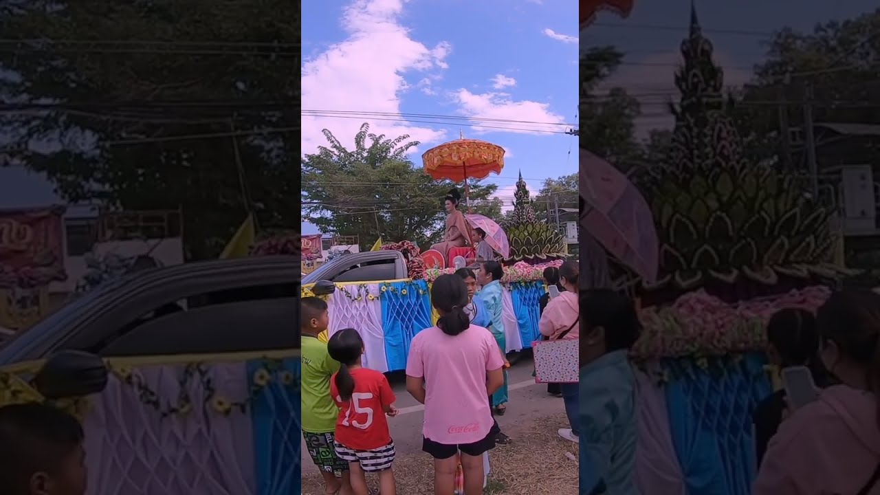 ขบวนแห่นางนพมาศ บ้านห้วยลึก ลอยกระทงดอนมนต์ 67 อ.สตึก บุรีรัมย์