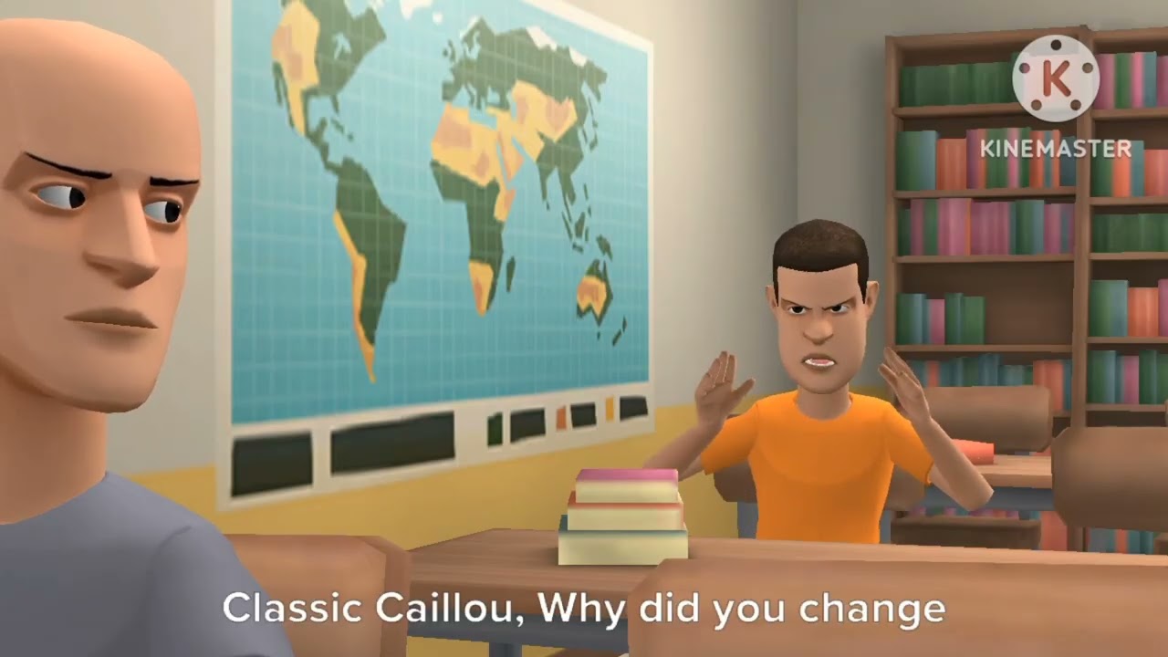 Classic Caillou Misbehaves on the First Day of School/Grounded