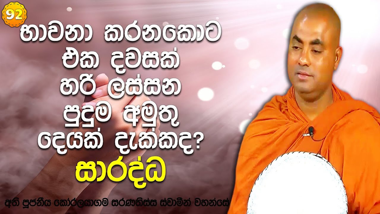බොහෝ දෙනෙකු කියන කතාවක් සහ නැවත ඒ දෙය නොදැකීමට හේතුව මෙයයි | සතිපට්ඨාන ධර්ම දේශනා (𝟗𝟐)