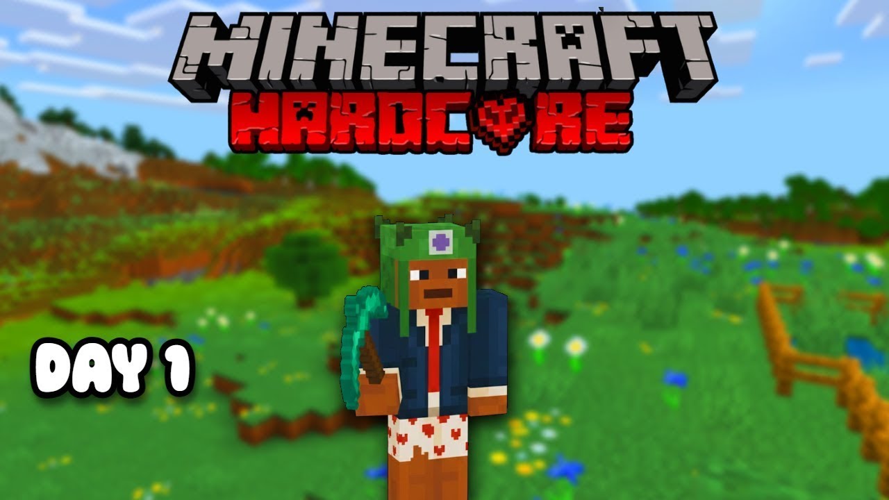 Играю в Minecraft Hardcore впервые: медленно, но верно