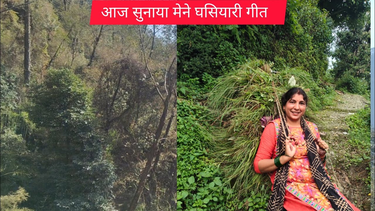 आज सुनाया मेने घसियारी गीत 
