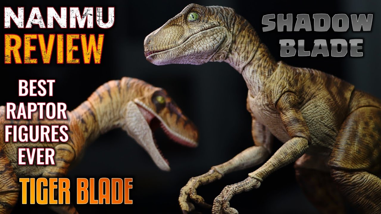 NANMU SMART SERIES SUPER ARTICULATED JURASSIC PARK / LOST WORLD RAPTOR FIGURES REVIEW.