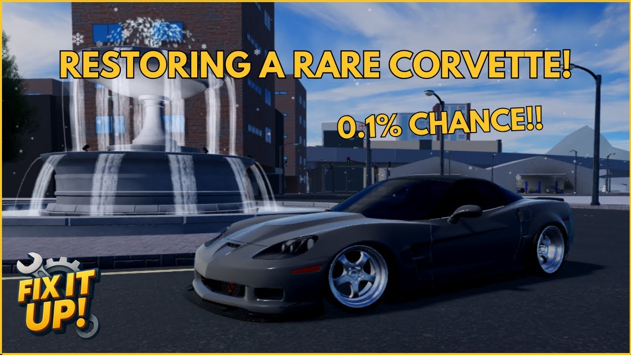 Restoring A Rare Corvette In Fix It Up! (0.1%)