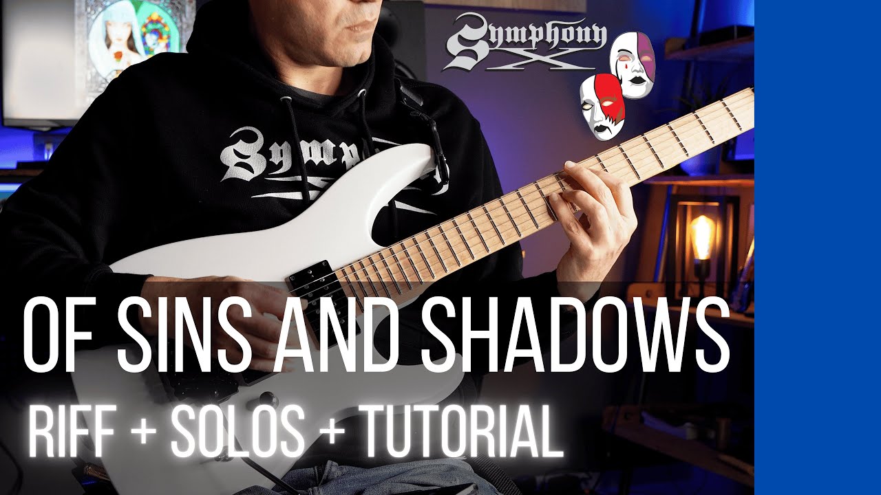 Of Sins and Shadows – Symphony X | Riff + Solos + Guitar Tutorial (Divine Wings Tone)