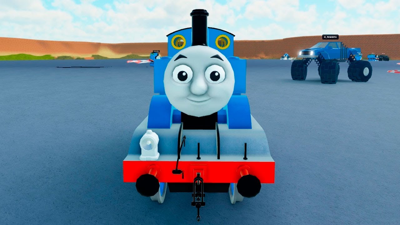 TRENZINHO CORRE E PULA | Roblox - Car Suspension Test
