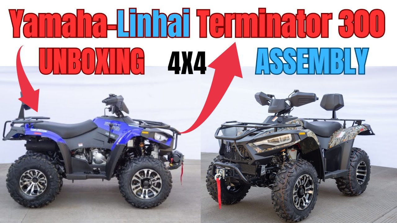 UNBOXING THE 300 4X4 YAMAHA CLONE VITACCI TERMINATOR 300 ATV #yamahaatv