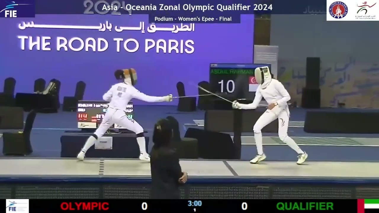 Asian Olympic Qualifier 2024 SWE - GOLD - Taniksha Khatri IND v Kiria Tikanah Abdul Rahman SGP