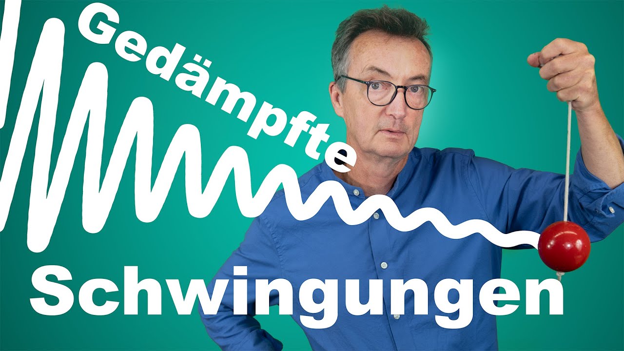 Gedämpfte Schwingungen: Experiment, Bewegungsgleichung und Lösung
