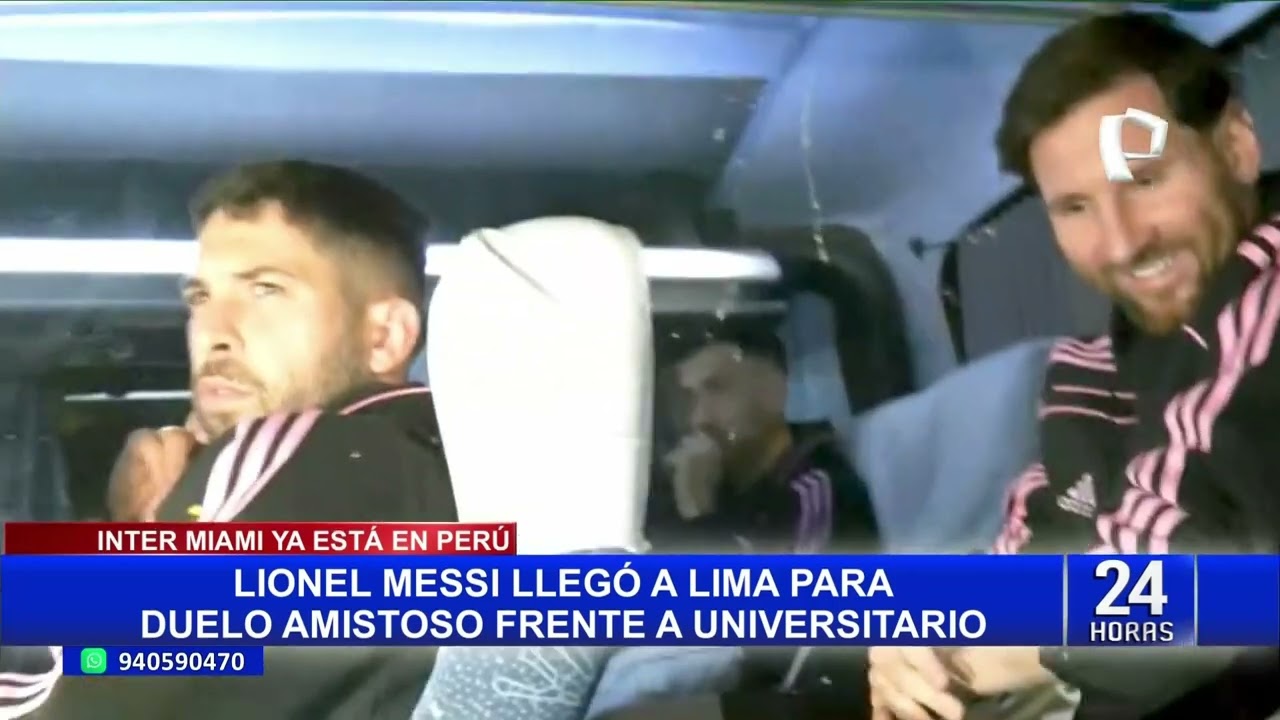🌟 Lionel Messi llega a Lima con el Inter de Miami: &iexcl;As&iacute; lo recibieron los hinchas! 🌟 (2/2)