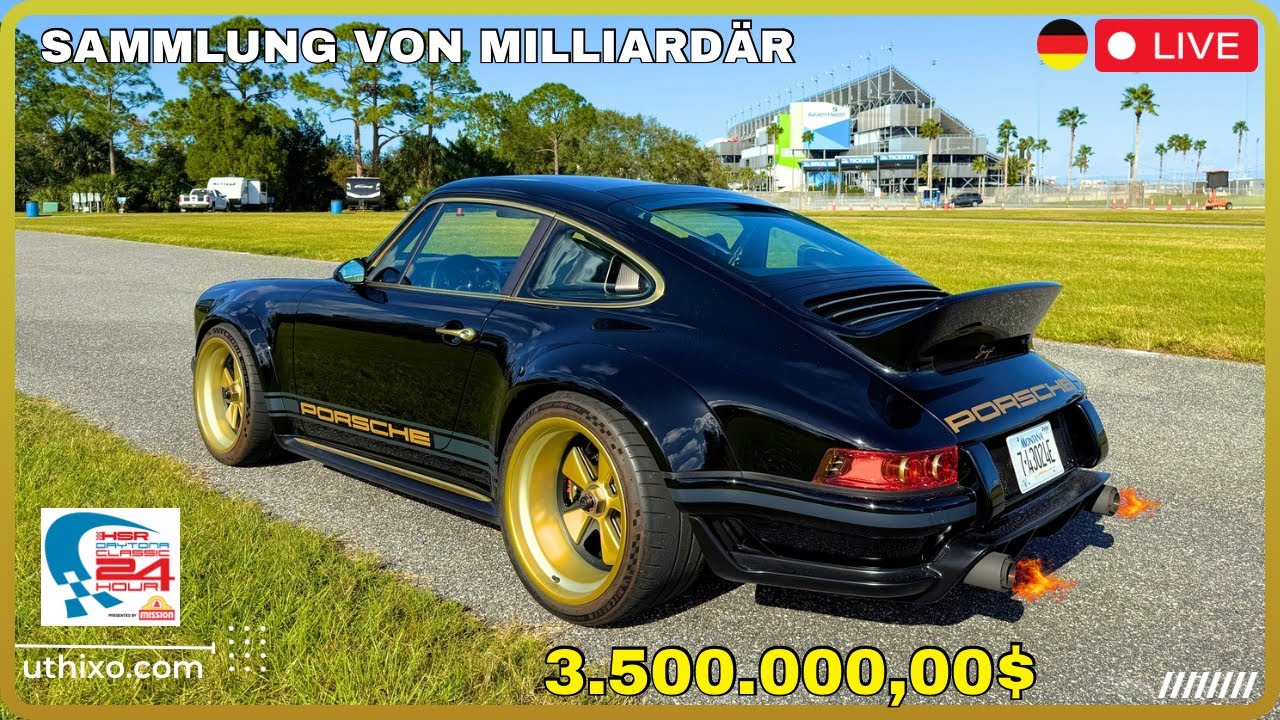 Porsche 911 Singer DLS STARTUP SOUND & CARBON INTERIOR Sammlung von MILLIARDÄR in Florida 550 Spyder