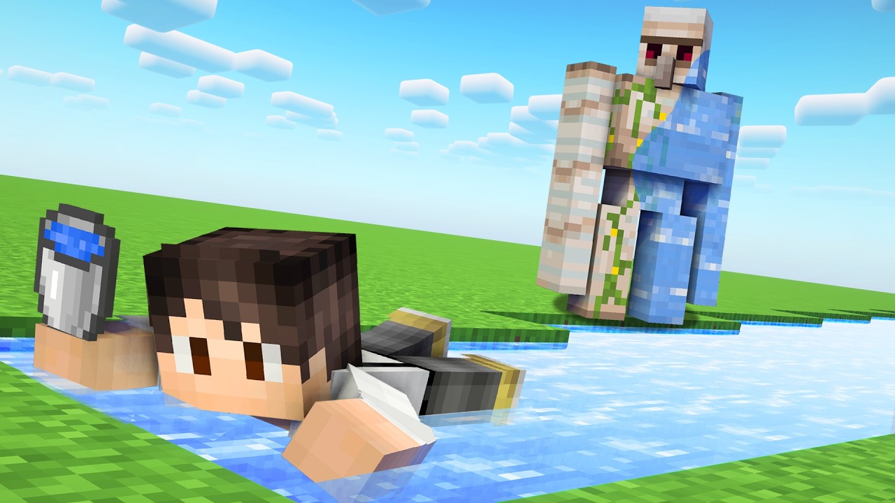 Minecraft, Aber Alles Wird Wasser