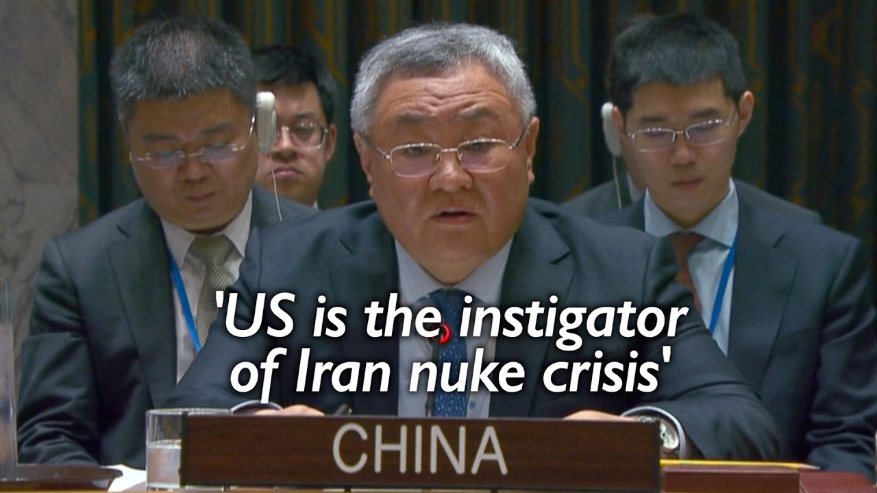 China blames US for triggering Iran crisis, Russia rejects snapback, E3 defend sanctions at UN