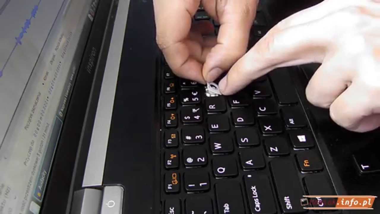 Naprawa klawisza w laptopie