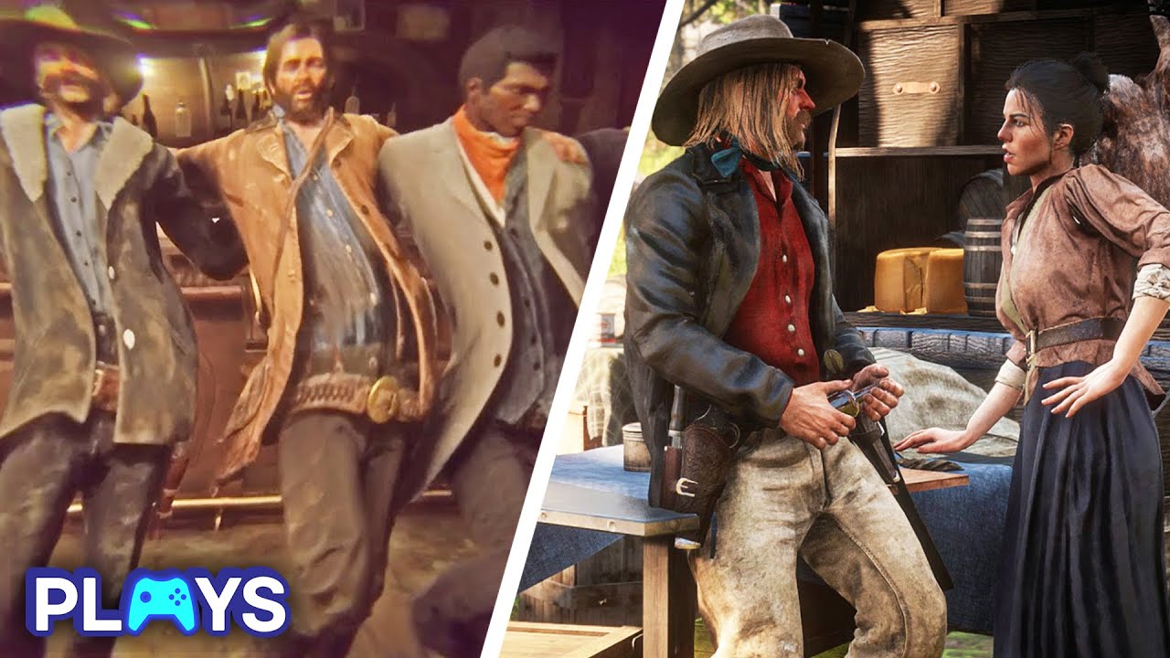10 САМЫХ СМЕШНЫХ моментов Red Dead Redemption 2