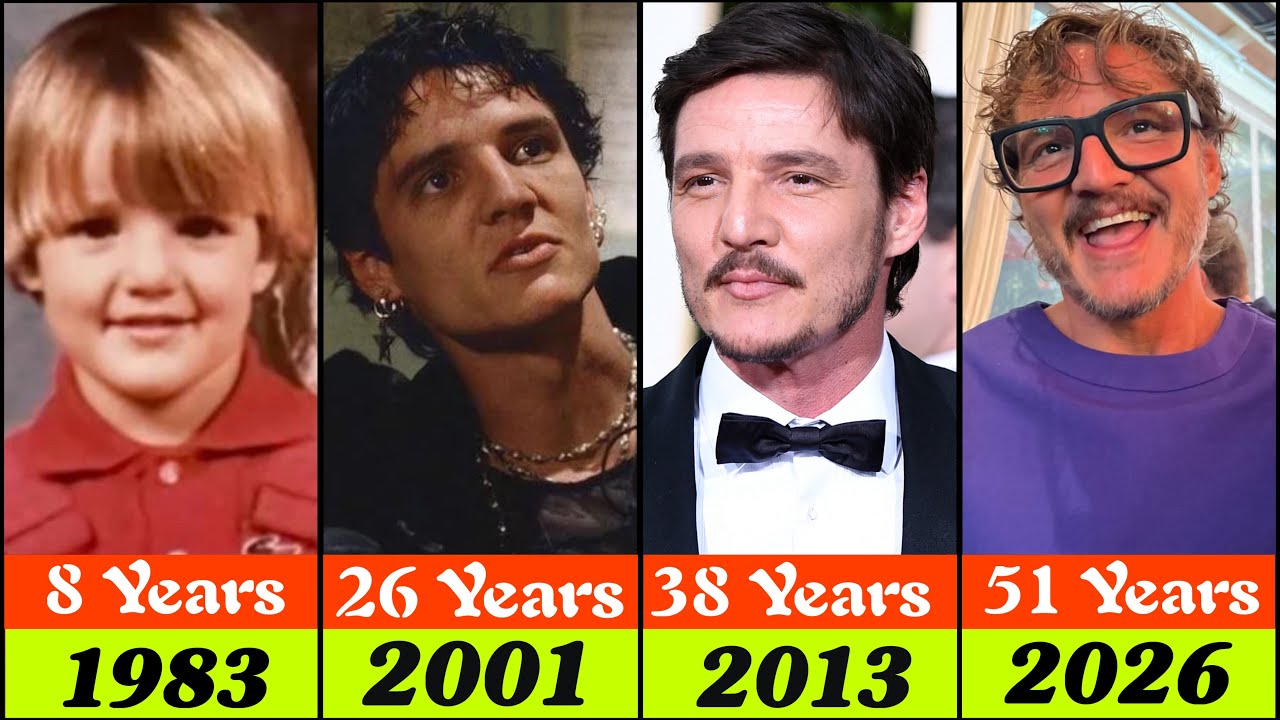 Pedro Pascal Then and Now (1975–2026) | From Childhood to Hollywood Icon 🌟