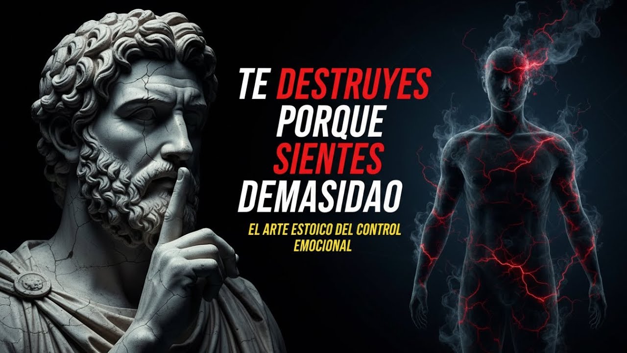 Te Destruyes Porque Sientes Demasiado: El Arte Estoico de No Ser Dominado por lo que Sientes