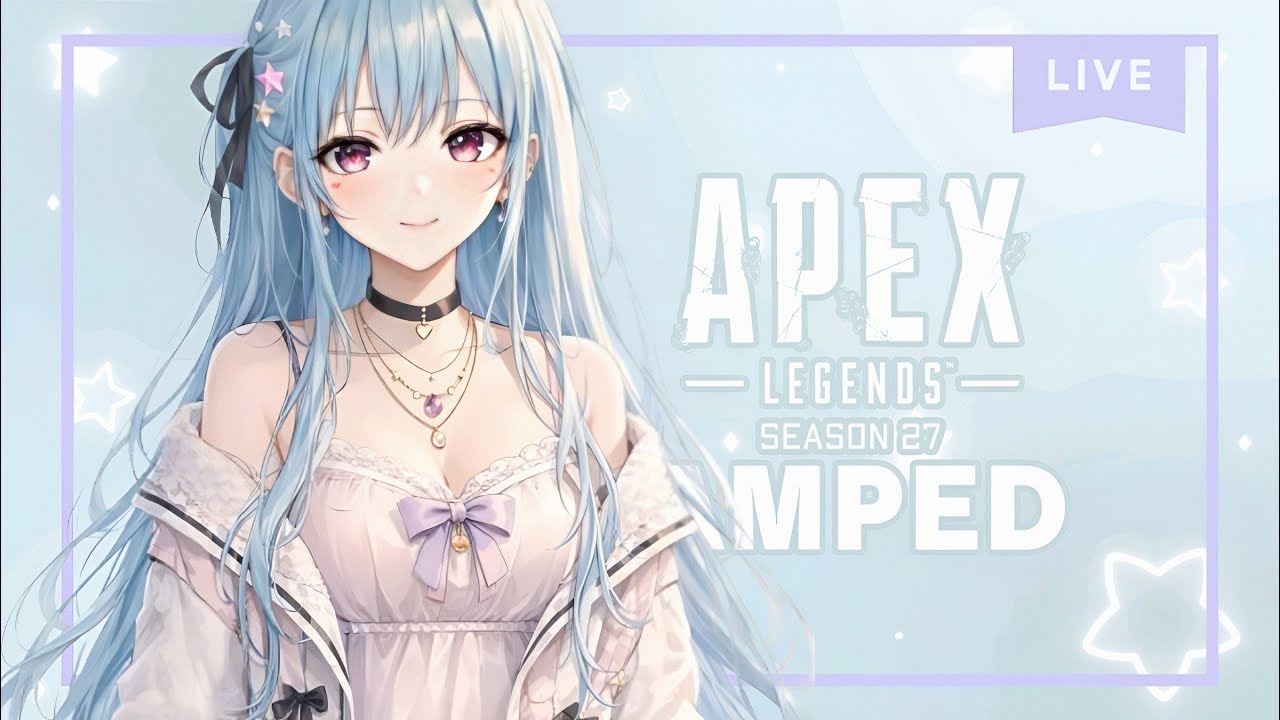 [ APEX/ランク参加型 ]🩵本日モデさん固定@１参加型🩵プラチナまで参加OK🌸/短時間配信/