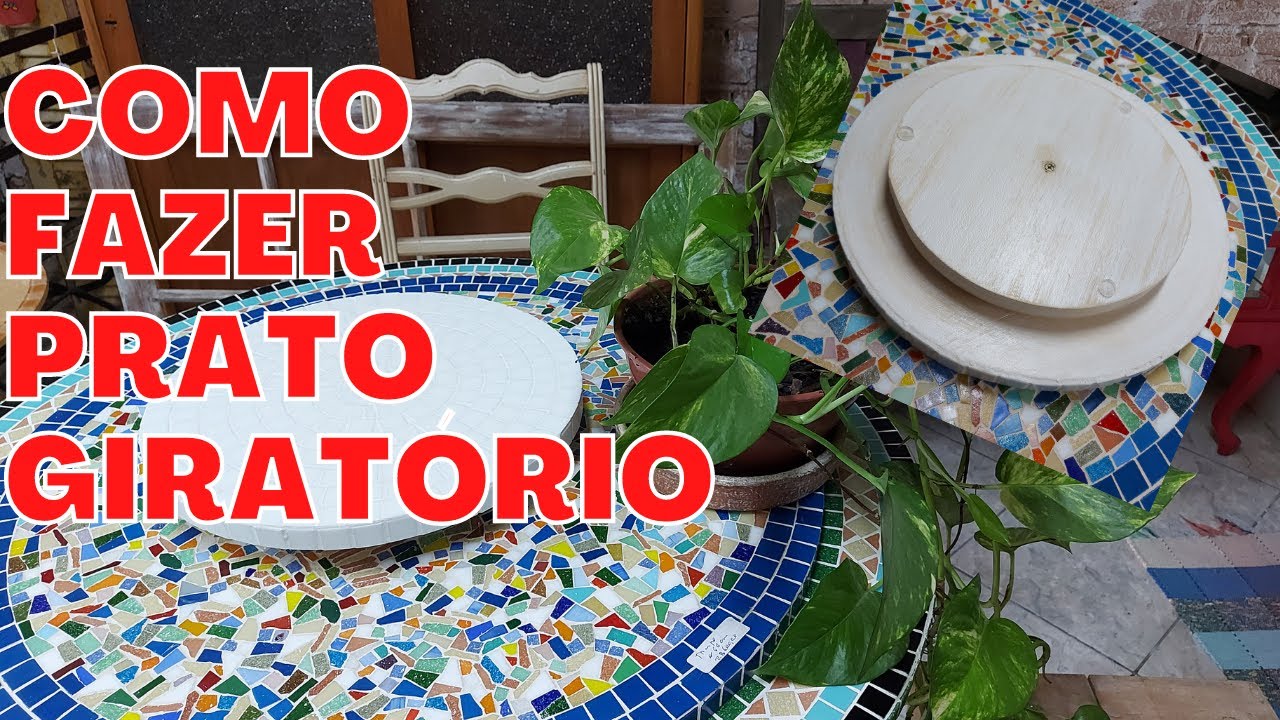 Como fazer PRATO GIRATÓRIO