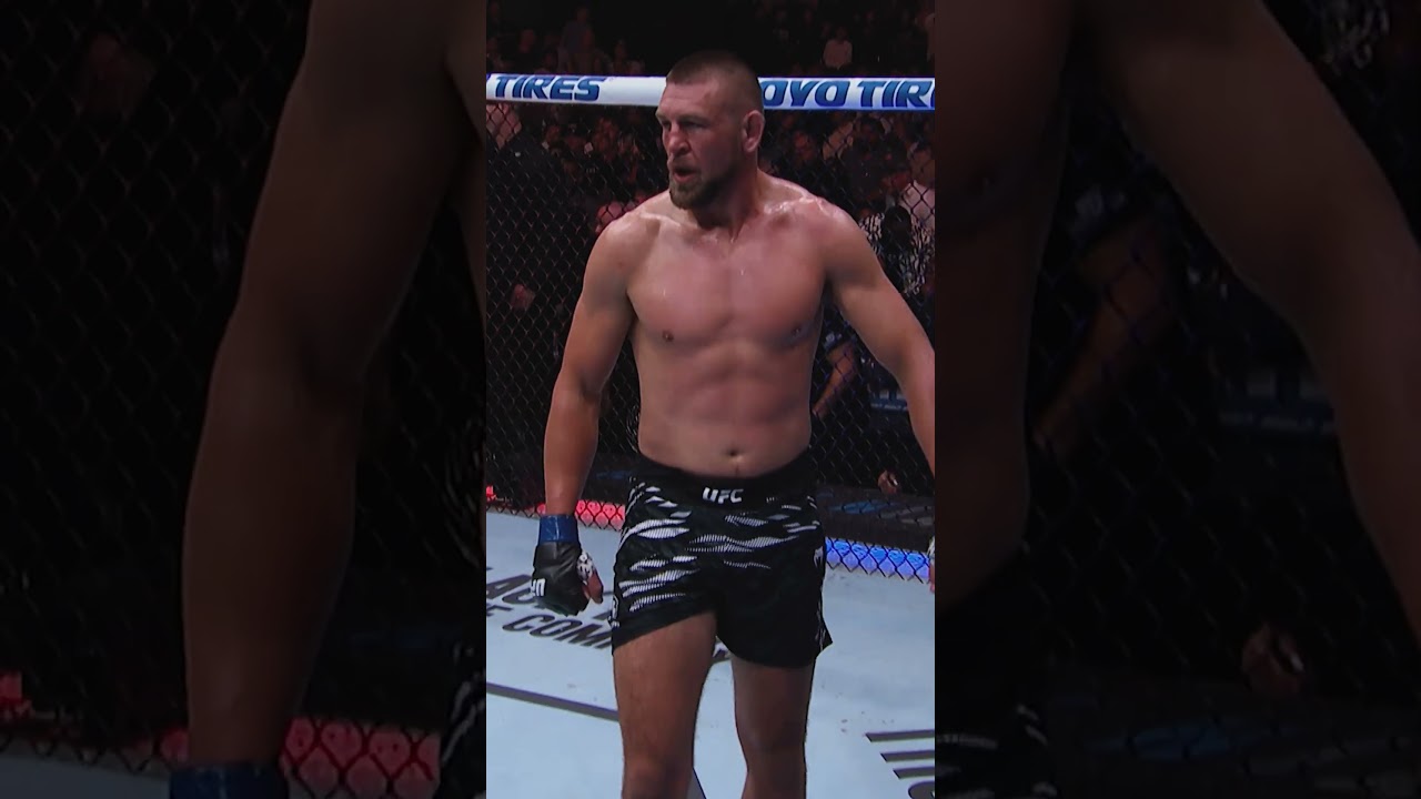 Dustin Jacoby put him out COLDDDDDD 🥶 #ufcvegas113