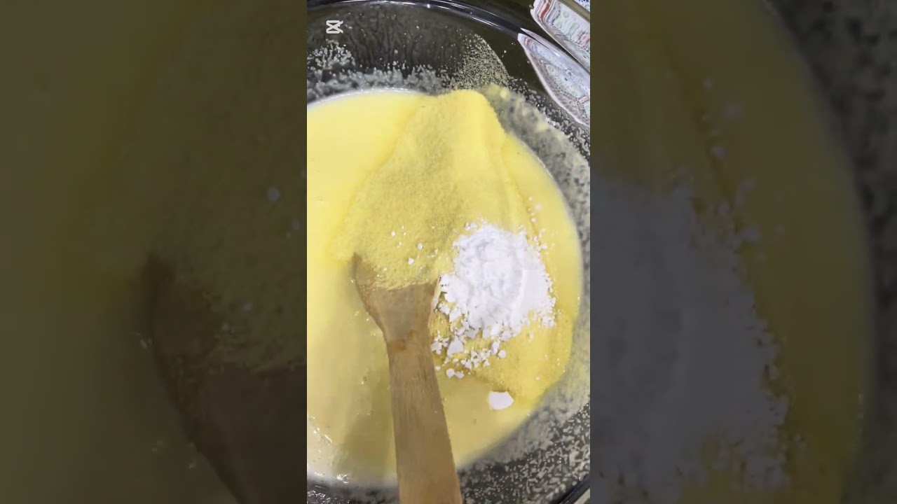 بسبوسة ساهلة وبنينة واسهل منها مكاين🥰