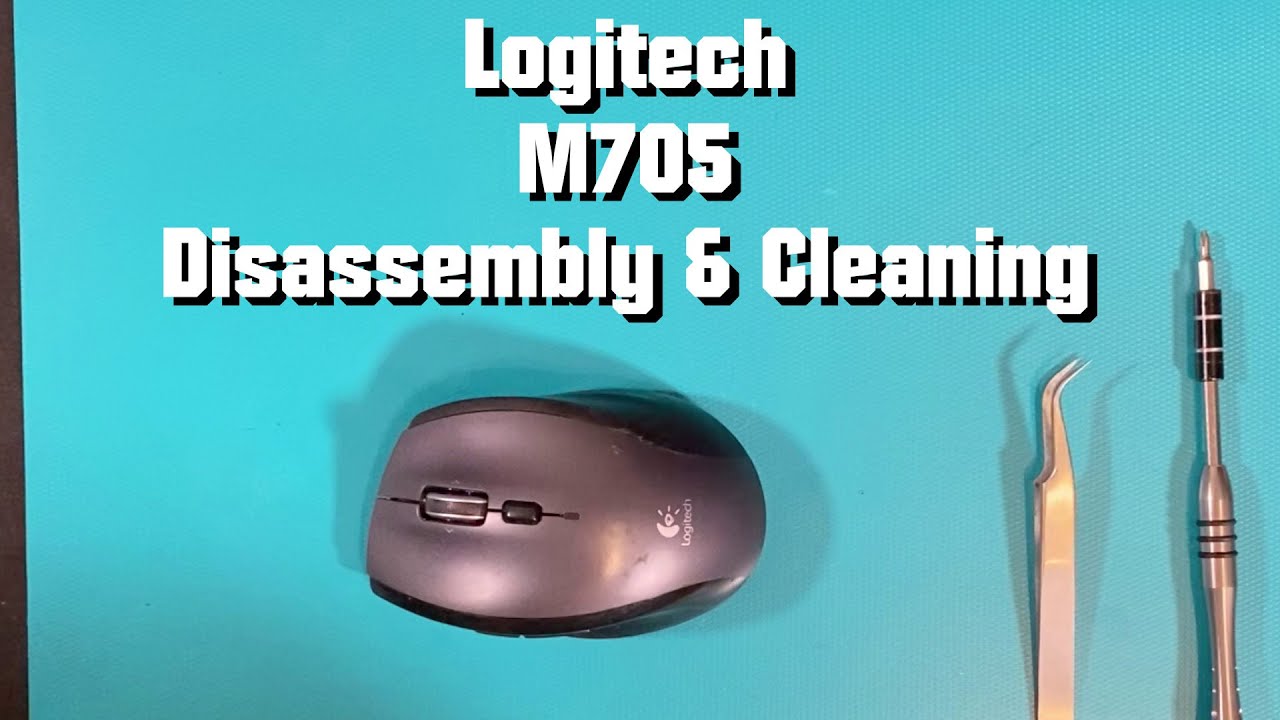 Logitech M705 disassembly & cleaning
