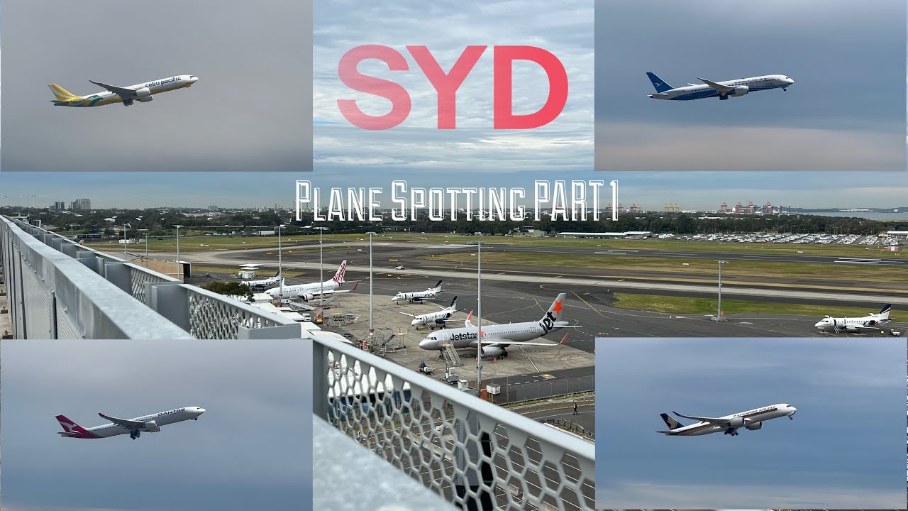 8 MINUTES SYDNEY PLANE SPOTTING