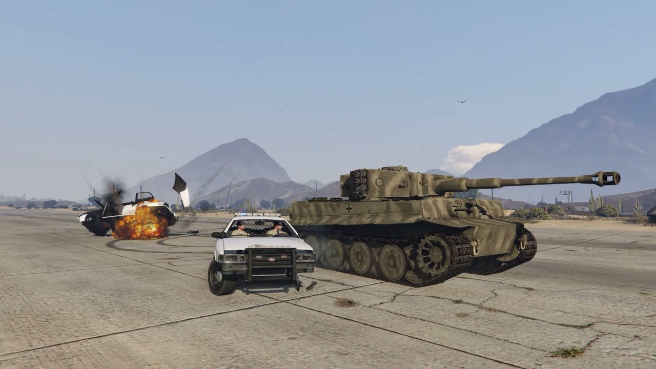 Tiger I WWII Tank in GTA V