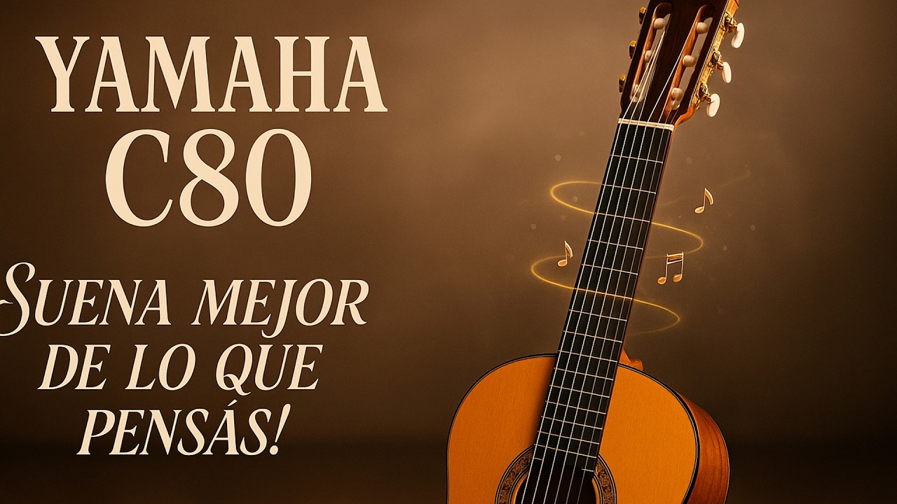 🎸 YAMAHA C-80 – ¿Vale la Pena en 2024? | Unboxing y Review en Español