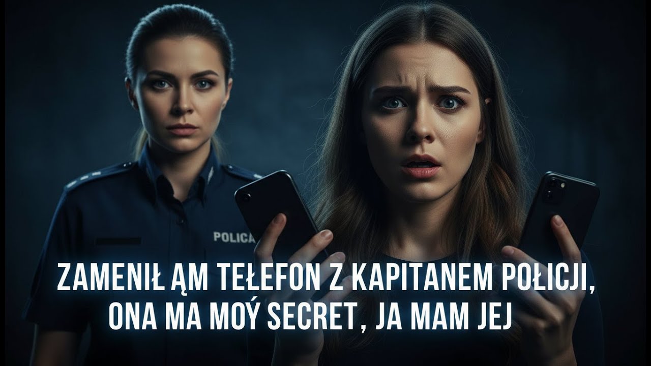 Przypadkowa zamiana telefonu z kapitanem policji — ona ma mój sekret a ja jej
