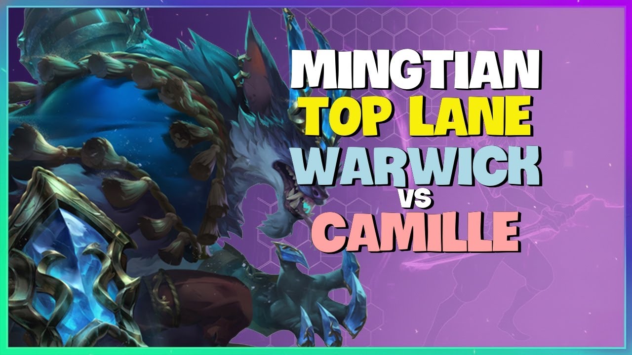 MingTian Rank 1 Challenger Warwick Top Lane Mechanics Breakdown Engsub