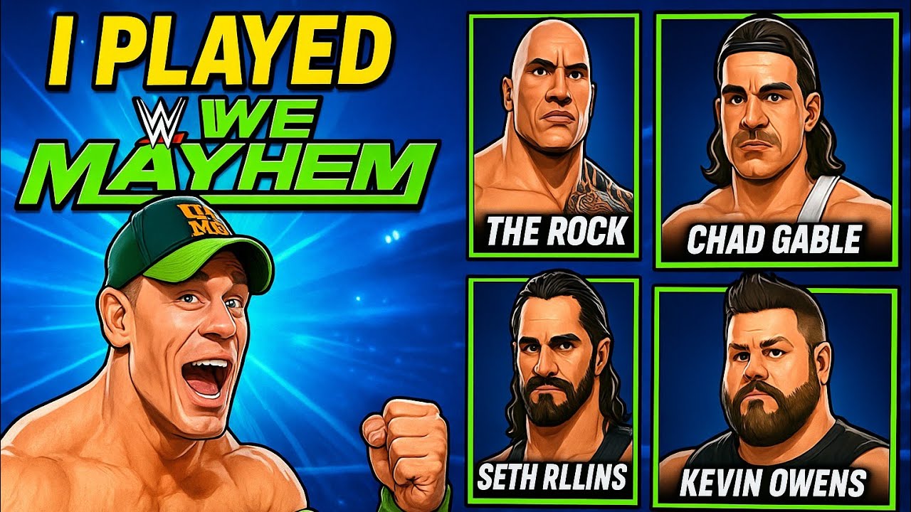 John Cena DOMINATES WWE Mayhem! | Epic Debut Win vs The Rock, Seth Rollins & More!