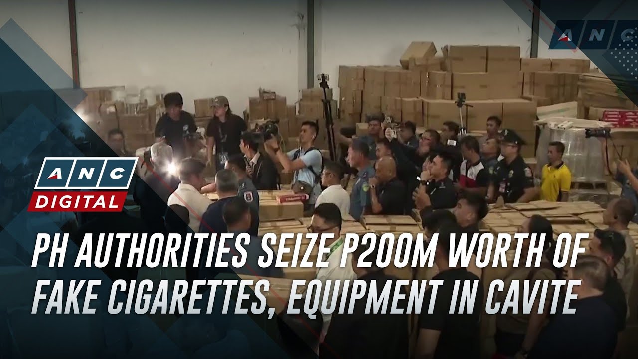 PH authorities seize P200M worth of fake cigarettes, equipment in Cavite | ANC