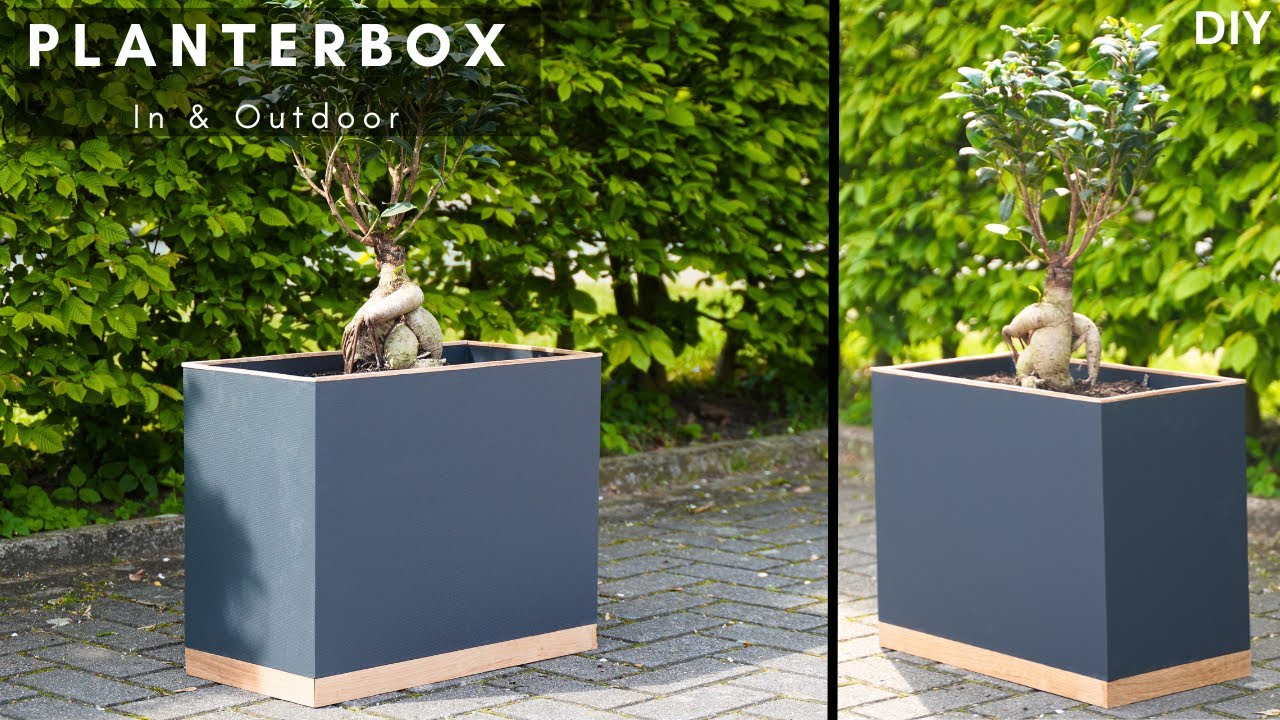 Blumenkasten In & Outdoor selber bauen/Planterbox DIY/Pflanzenkübel