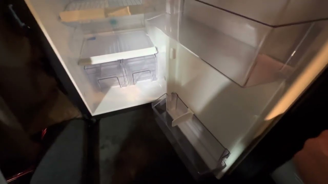 Gourmet kitchen in a Peterbilt 389 flat top!!!!  Refrigerator installed.