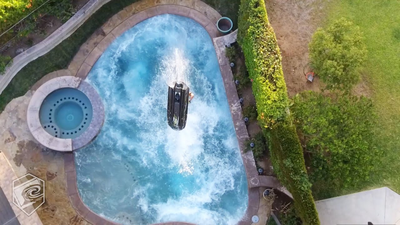 RIZNWILD | Jet Ski Backflips In A Small Pool With Mark Gomez
