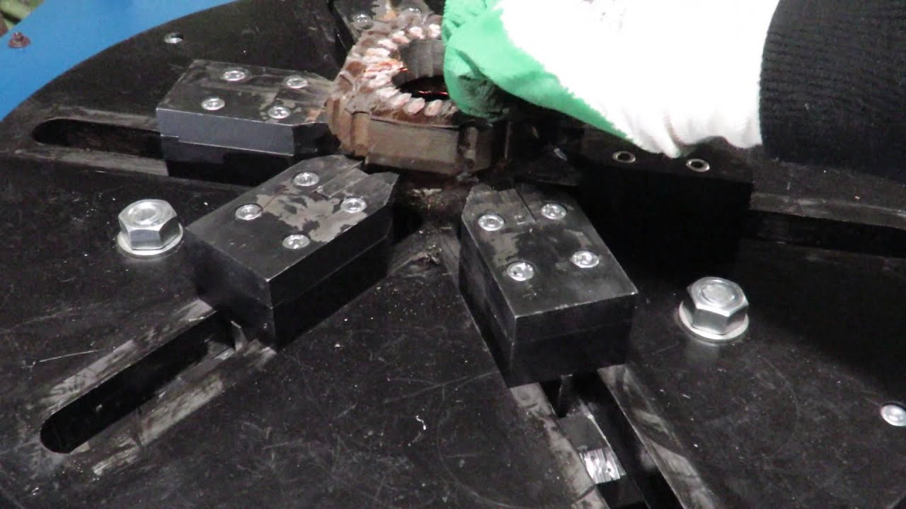 Urządzenie do recyklingu wirników silników transformatorów recyklator