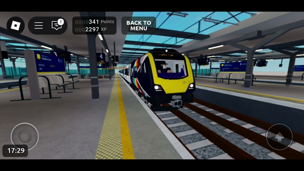 Trains at stepford east 