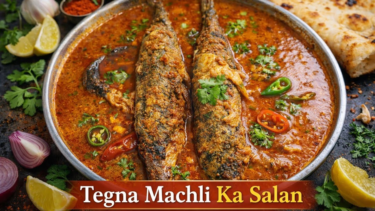 Khatta Teekha Tegna Machli | Special Fish Salan Recipe 🐟🌶️@samrins_recipes #cooking #homemade 