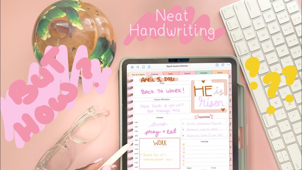 How to write neatly on iPad using Goodnotes 5 | 8 tips to help you write neatly | CreateKingdomPlans