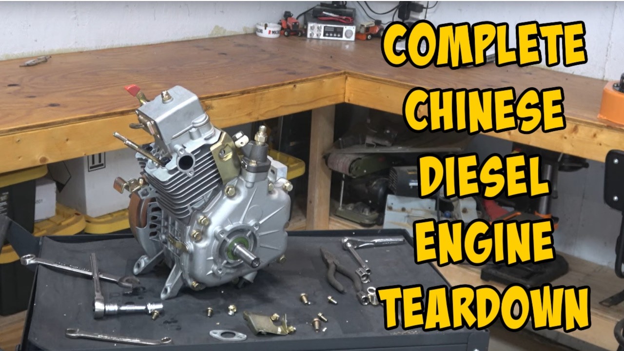 196CC Diesel Engine Rebuild Part 1: Teardown and Parts ID