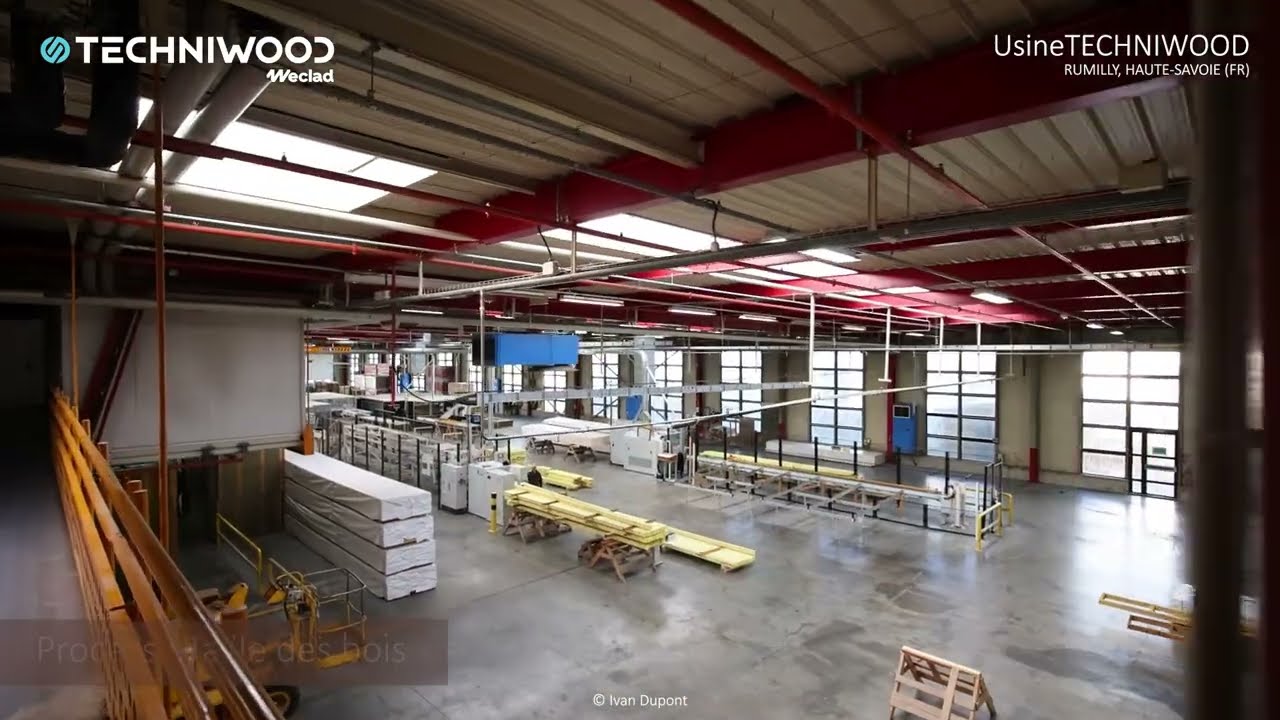 Découvrez l'usine de production des façades Techniwood - PANOBLOC®