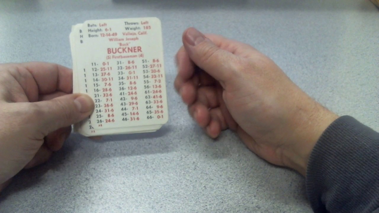 APBA Baseball Cards 1978 MLB Season Pickup and 'Unboxing