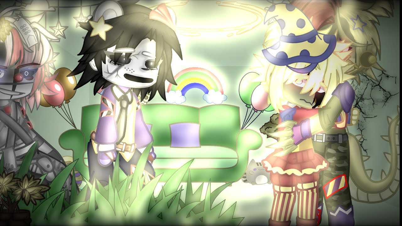 Sunny and G.SP meet fnaf Sister Location| My AU| Bad grammar| ⚠️ Flash Light!⚠️|