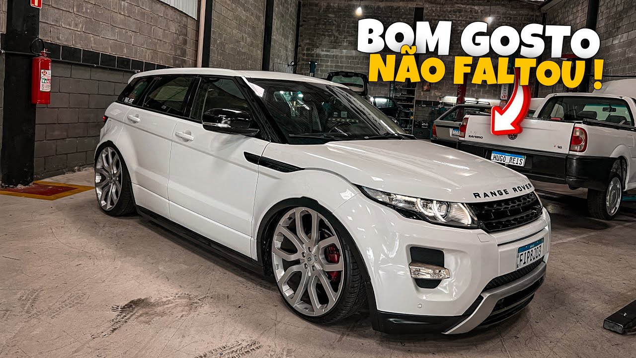 BOM GOSTO E TECNOLOGIA , EVOQUE REBAIXADA COM SUSPENSÃO A AR RCS